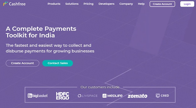 Cashfree Payment Gateway - Best Payment Gateways in India 