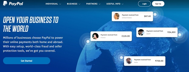 Paypal - Best Payment Gateways in India 