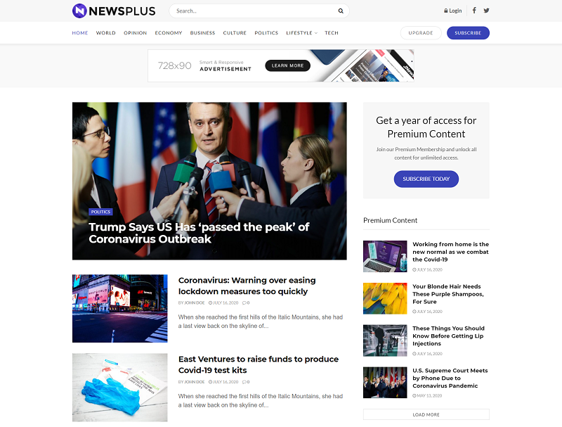 WordPress Themes for News Website | BizApprise