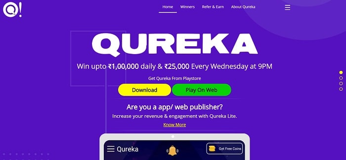 Qureka - Best Paytm Cash Earning Games | BizApprise