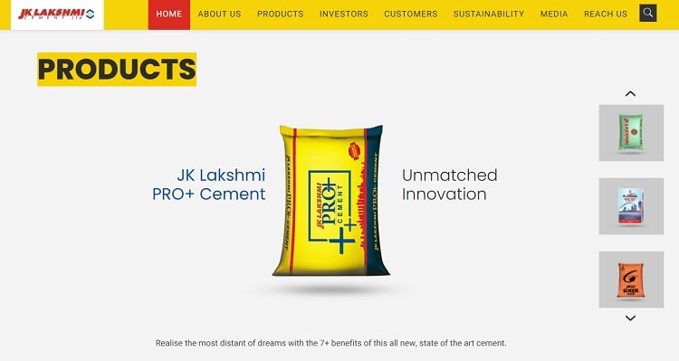 J. K. Lakshmi Cement - top cement companies in India | BizApprise