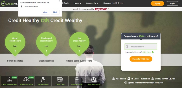 Credit Mantri - Paytm Cash Earning Websites | BizApprise