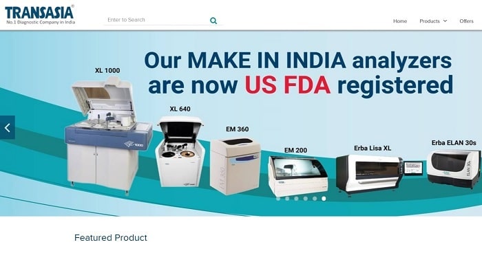 Transasia Bio-Medicals - medical devices companies in India | BizApprise
