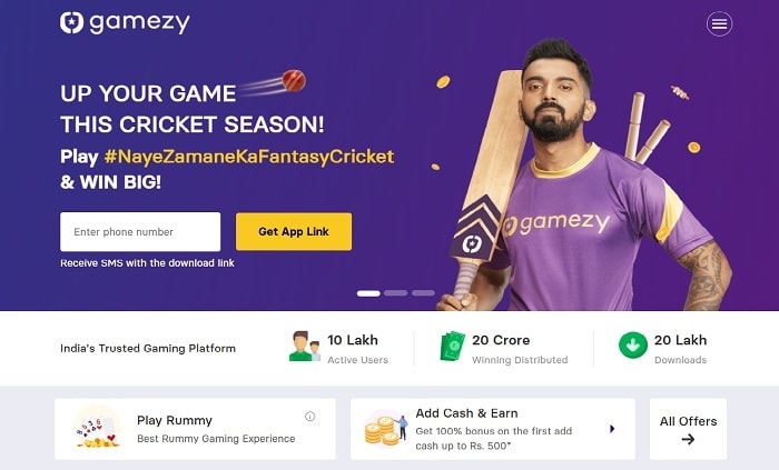 Gamezy - Top 10 Fantasy Cricket Apps | BizApprise