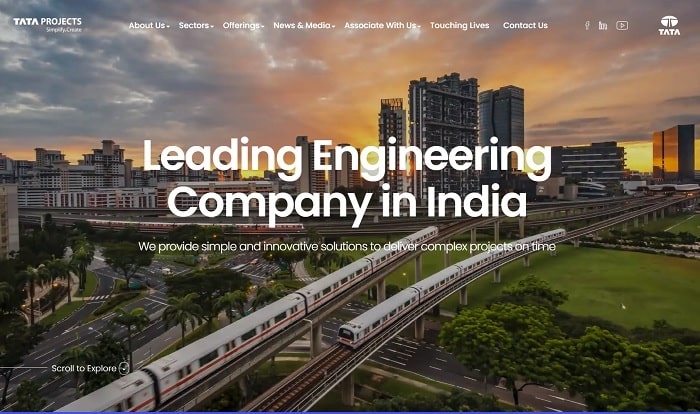 TATA Projects - Civil engineering companies in India