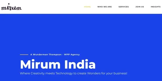 Mirum - Digital Marketing Companies in India